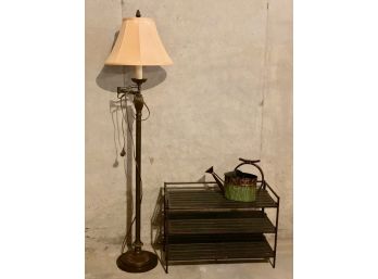 Floor Lamp, Collapsable Table Watering Can