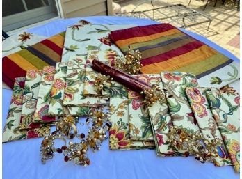 Fall Themed Napkins, Table Runners & Napkin Rings