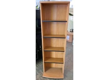 Maple Colored VHS Or Tall Shelf