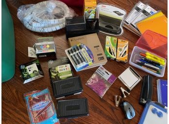 Box Lot Of Office Supplies