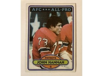 John Hannah 80 Topps AFC All Pro Card #230