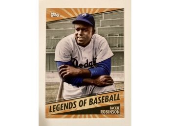 Jackie Robinson 21' Topps 'Legends Of The Game' Card