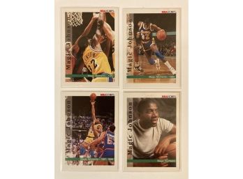 Magic Johnson '92 Skybox 'Magic Moments' Series #328-331