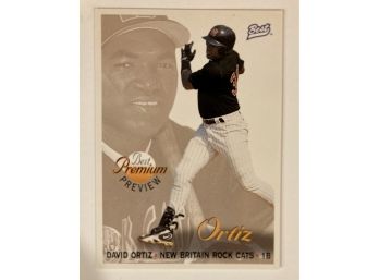 David Ortiz RC - 97' Best Card Co. New Britain Rock Cats