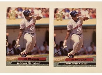 Pair Of Mo Vaughn 92 Fleer Ultra RC Card #23