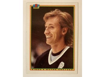 Wayne Gretzky '90 Topps Bowman Card #143