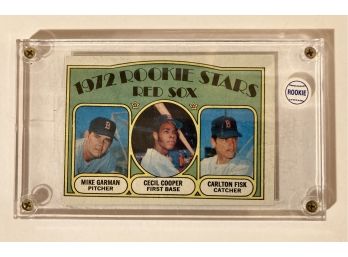 Carlton Fisk RC - '72 Topps '1972 Rookie Stars - Red Sox'