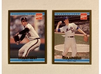 Nolan Ryan 92' Donruss Coca-Cola Series Cards