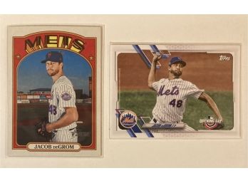 Pair Of Jacob DeGrom Cards