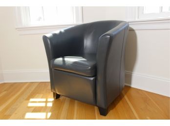 Charcoal Barrel Back Arm Chair