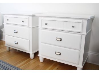 Pair Of Jordan's Furniture Nightstands