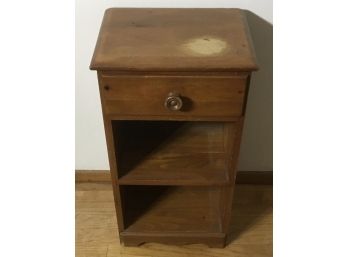 Vintage Solid Maple Nightstand