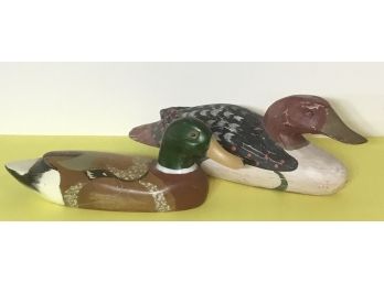 PR. Wooden Duck Decoys