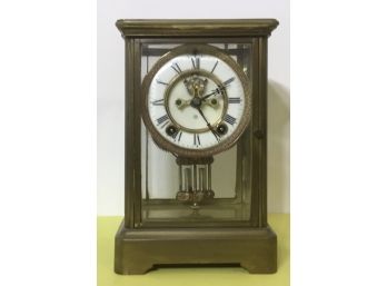 Antique Ansonia Brass Carriage Clock