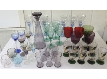 World Of Colorful Eclectic GlassWare