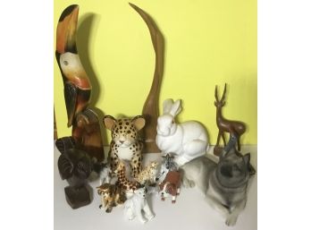 World Of Porcelain, Resin & Wood Animals