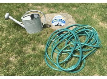 Never Kink 75Ft. Hose & Aluminum Watering Can