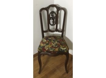 Antique Mahogany Needlepoint Chair