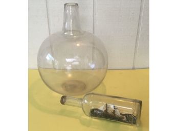 Bubble Bottle & Ship In A Bottle