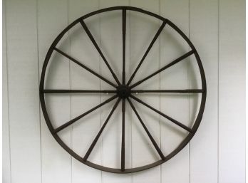 Wooden Large Wagon Wheel