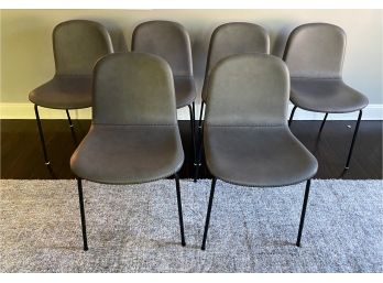 Set Of 6 Like NEW CB2 Primitivo Chairs