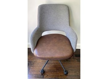 Leather & Fabric Office Chair