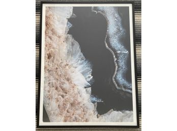 Custom Framed Contemporary Print - Cut Geode (1 0f 2)