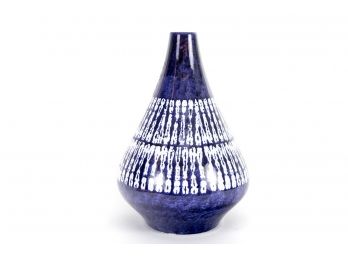 Aloysius Blue/White Ceramic Table Vase