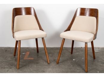 Pair Of Lumisource Annabelle Mid-century Modern Accent Chairs