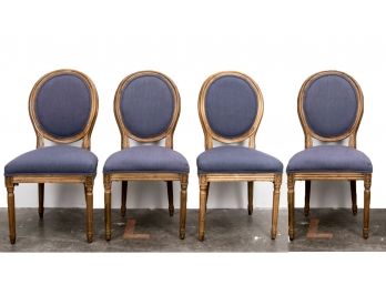 Four Of Office Star Lillian Oval-back Chairs