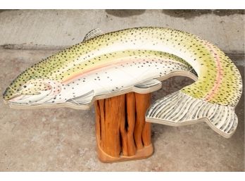 Tile Table In The Form Of A Trout