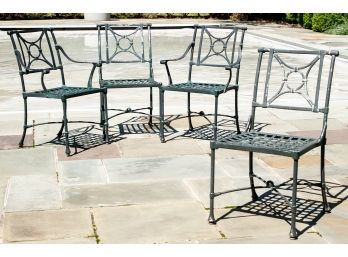 Four Patio Side Chairs