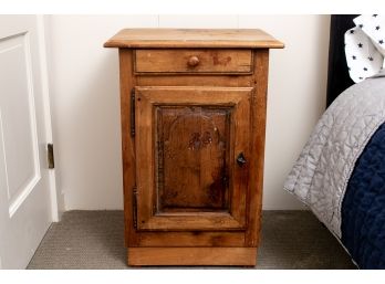 Antique English Pine Side Cabinet