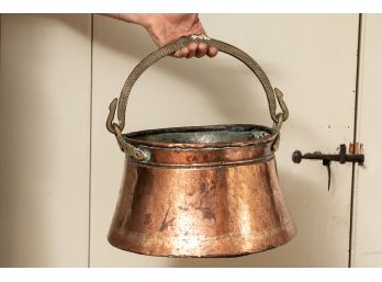 Antique Hand Copper Bucket