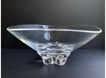 Vintage Steuben Crystal Bowl, Signed