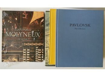 Interior Design Coffee Table Books: Pav Lovsk & Juan Pablo Molyneux, New In Factory Plastic