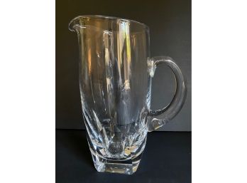 Vintage Hoya Crystal Pitcher, Japan