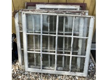 Five Vintage Windows- Great For Projects!