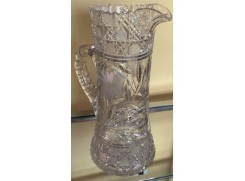 Cut Glass Pitcher