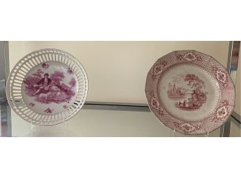 Two Pink Plates