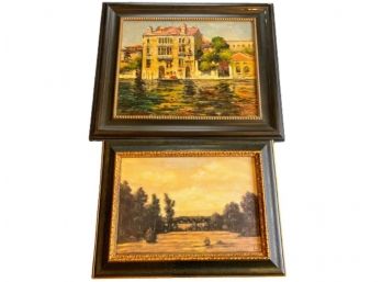 Pair Of Large Paintings