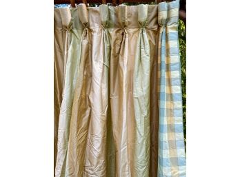 Set Of 4 Silk Drape Panels - Designed By Sheridan Interiors