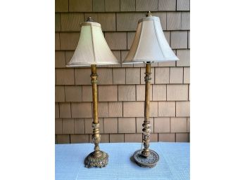 Coordinating Candlestick Lamps