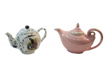 Pair Of Whimsical Teapots