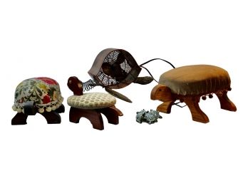 Turtle Shaped Fan, Stool And More Various Turtle Items