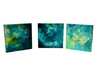 Collection Of 3 Canvases On Oil By Carter / Beilke No. 7, No. 8, No. 6