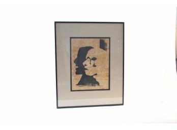 Frame Signed Gyer Woodblock Print