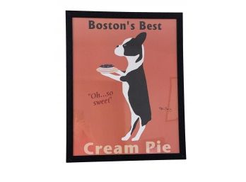 Frames Signed Ken Bailey Poster Print Of Boston Best Cream Pie