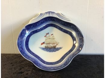 Mottahedeh US Frigate Constitution Dish