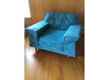 Stylette Furnitce Co. Mid Century Blue Cub Chair